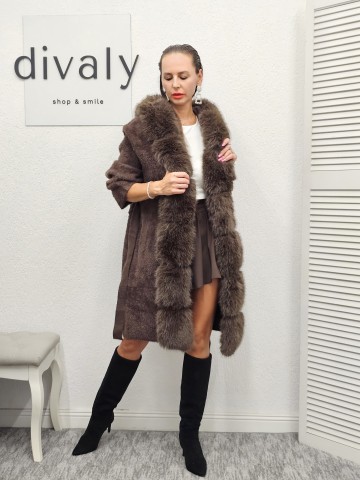 CARDIGAN ANDA BROWN