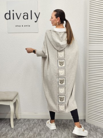 CARDIGAN GESI CREM