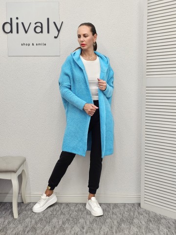 CARDIGAN INA ALBASTRU