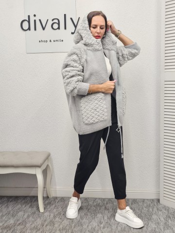 CARDIGAN LORENA GRI