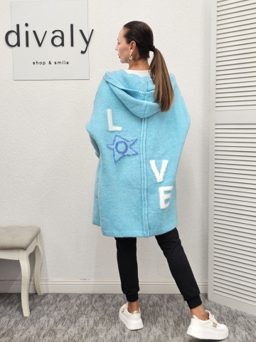 CARDIGAN INA BLUE