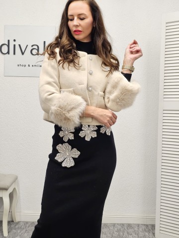 CARDIGAN ELEGANT  CREM