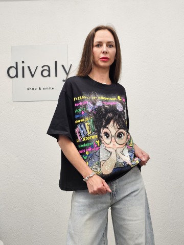 Tricou Roxi Black